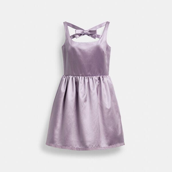 Fashion 4 - Cross Neck Satin Mini Dress