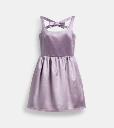 Fashion 4 - Cross Neck Satin Mini Dress