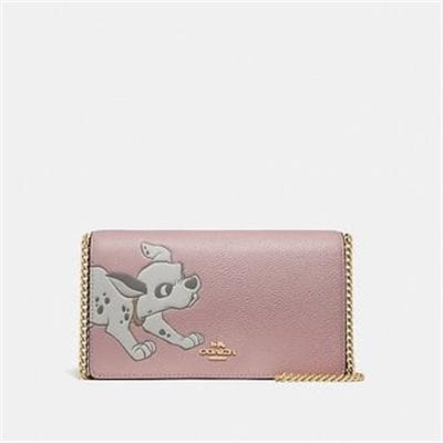 Fashion 4 - DISNEY X COACH CALLIE FOLDOVER CHAIN CLUTCH WITH DALMATIAN