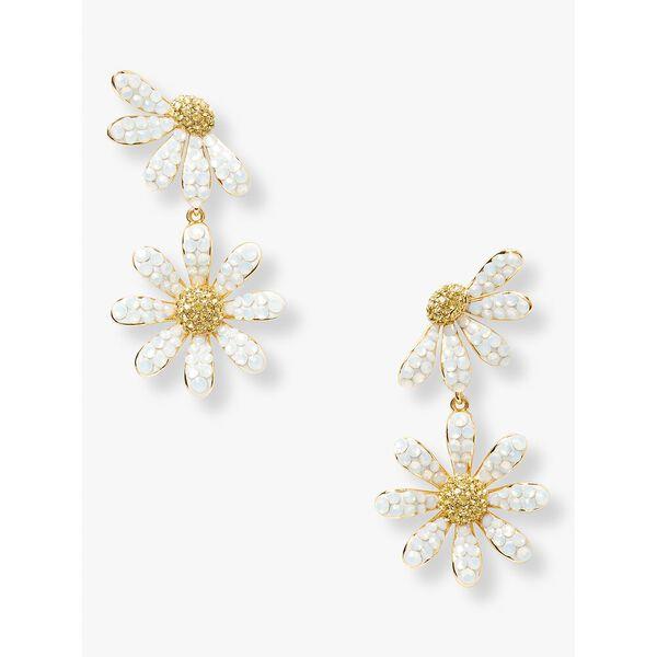Fashion 4 - Dazzling Daisy Drop Earrings
