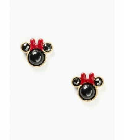 Fashion 4 - Disney X Kate Spade New York Minnie Stud Earrings