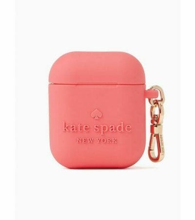 Fashion 4 - Embossed Silicone Kate Spade Logo Airpod Case