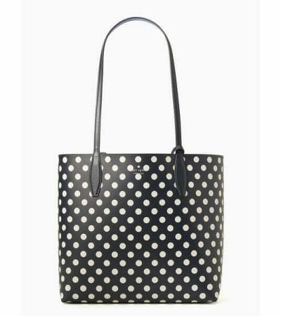 Fashion 4 - Enchanted Forest Dot Large Reversible Tote