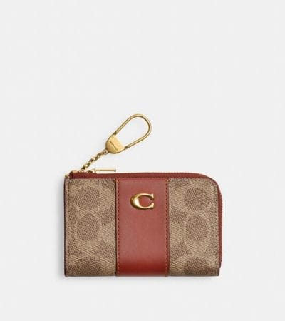 Fashion 4 - Essential L-Zip Key Case In Signature Canvas