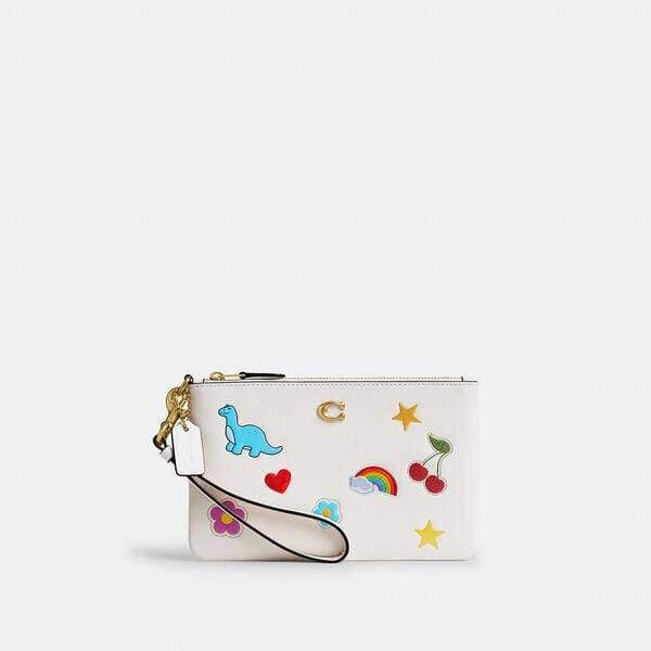 Fashion 4 - Essential Small Wristlet With Sticker Print