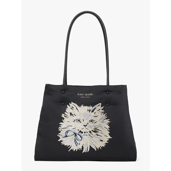 Fashion 4 - Everything Puffy Cat Large Tote