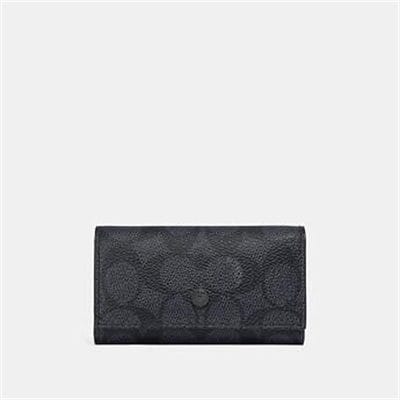 Fashion 4 - FOUR RING KEY CASE IN SIGNATURE CANVAS