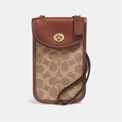 Fashion 4 - Flat Turnlock Crossbody 12 In Signature Canvas