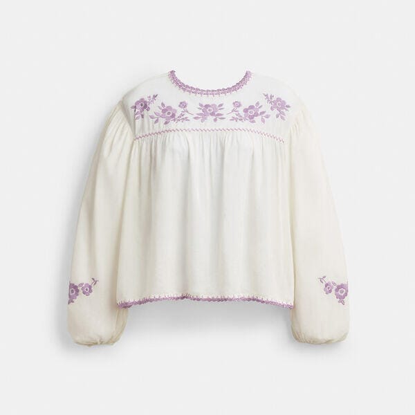 Fashion 4 - Floral Embroidered Blouse