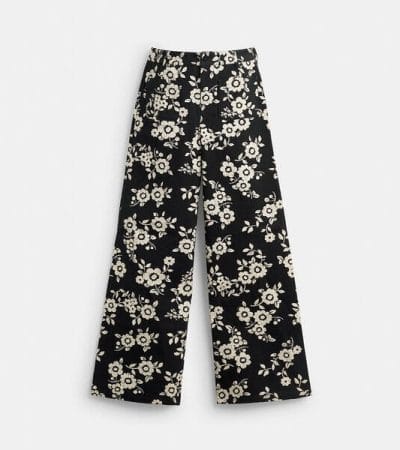 Fashion 4 - Floral Printed Pants In Regenerative Cotton