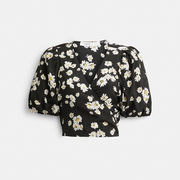 Fashion 4 - Floral Wrap Blouse