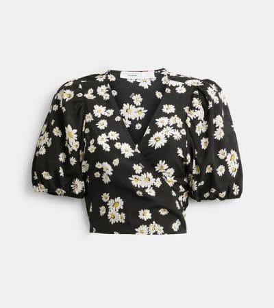 Fashion 4 - Floral Wrap Blouse