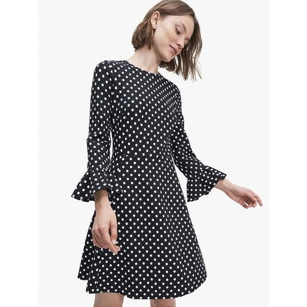 Fashion 4 - Flounce Sleeve Ponte Dress