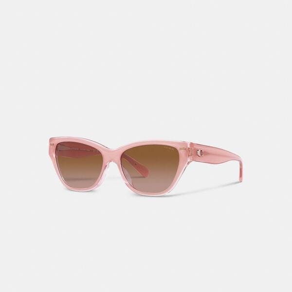 Fashion 4 - Full Fit Beveled Signature Square Cat Eye Sunglasses