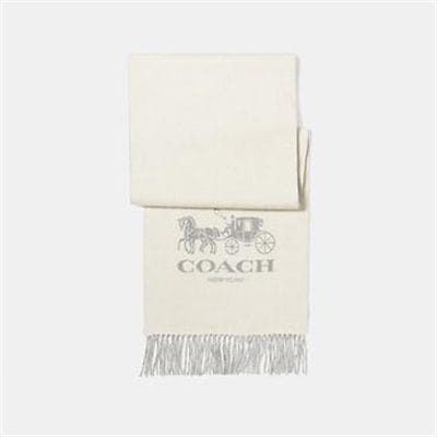 Fashion 4 - HORSE AND CARRIAGE BICOLOR CASHMERE MUFFLER