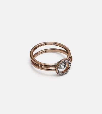 Fashion 4 - Halo Pave Ring Set