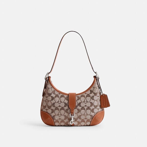 Fashion 4 - Hamptons Hobo Bag In Crystal Signature Jacquard
