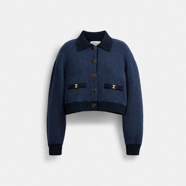 Fashion 4 - Heritage C Cropped Collared Cardigan