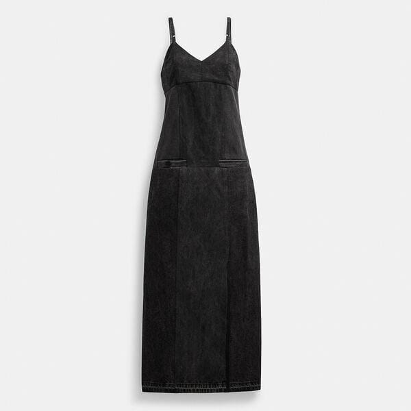 Fashion 4 - Heritage C Long Denim Dress In Organic Cotton