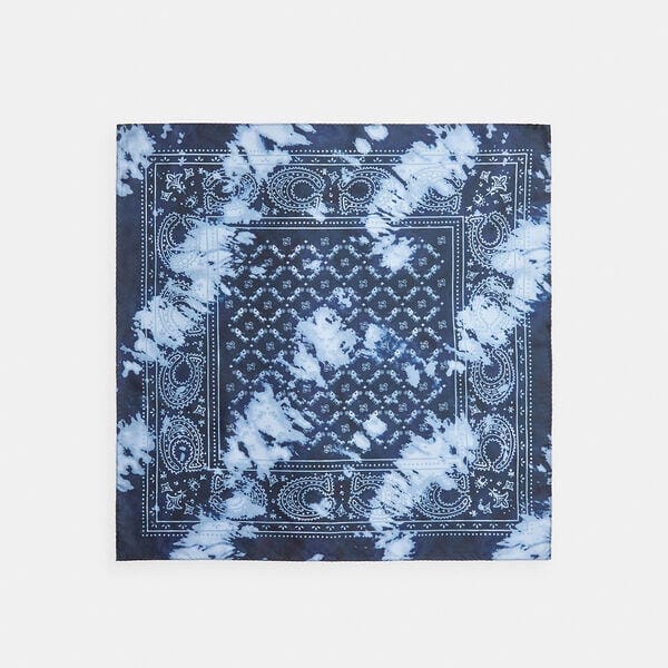 Fashion 4 - Heritage Tie Dye Print Silk Bandana