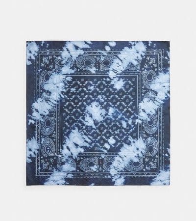 Fashion 4 - Heritage Tie Dye Print Silk Bandana