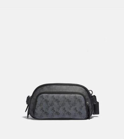 Fashion 4 - Hitch Belt Bag In Signature Canvas With Horse And Carriage Print