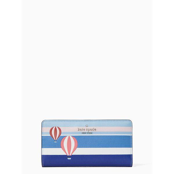 Fashion 4 - Hot Air Balloon Large Slim Bifold Wallet