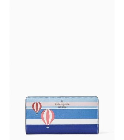 Fashion 4 - Hot Air Balloon Large Slim Bifold Wallet