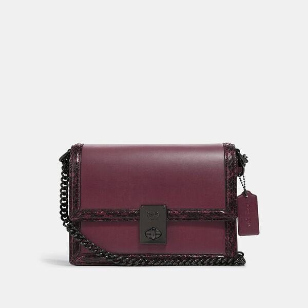 Fashion 4 - Hutton Shoulder Bag With Snakeskin Detail