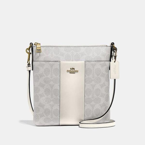 Fashion 4 - Kitt Messenger Crossbody In Colorblock Signature Canvas