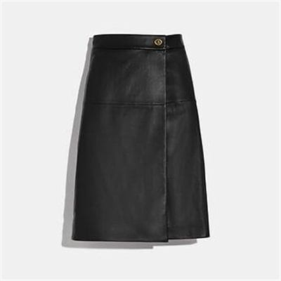 Fashion 4 - LEATHER SKIRT WITH TURNLOCK