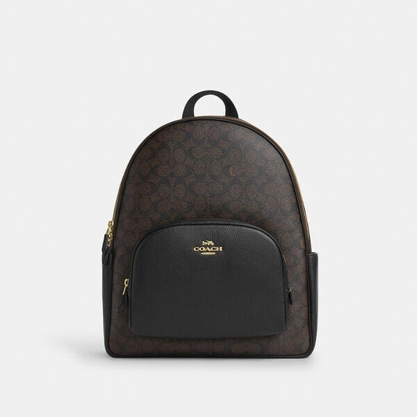 Fashion 4 - Large Court Backpack In Signature Canvas