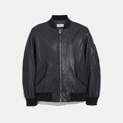 Fashion 4 - Leather Ma-1 Jacket