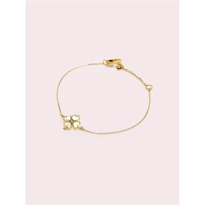 Fashion 4 - Legacy Logo Demi Fine Spade Flower Bracelet