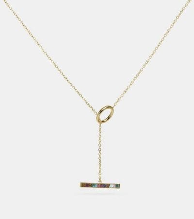 Fashion 4 - Legacy Rainbow Horizontal Bar Drop Necklace