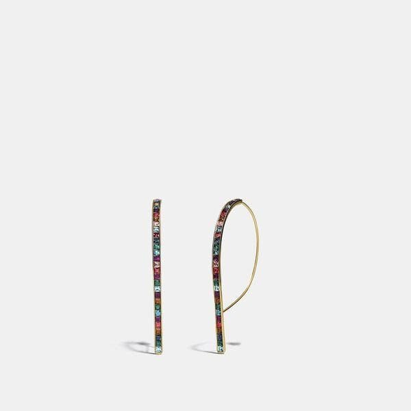 Fashion 4 - Legacy Rainbow Rounded Bar Drop Earrings