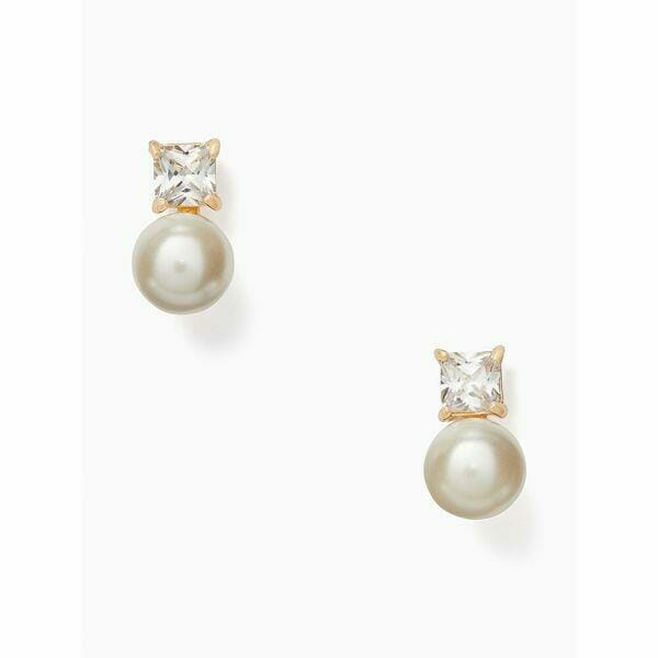 Fashion 4 - Little Gem Pearl And Stone Mini Studs