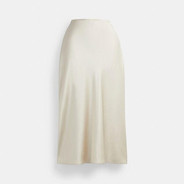 Fashion 4 - Long Satin Midi Skirt