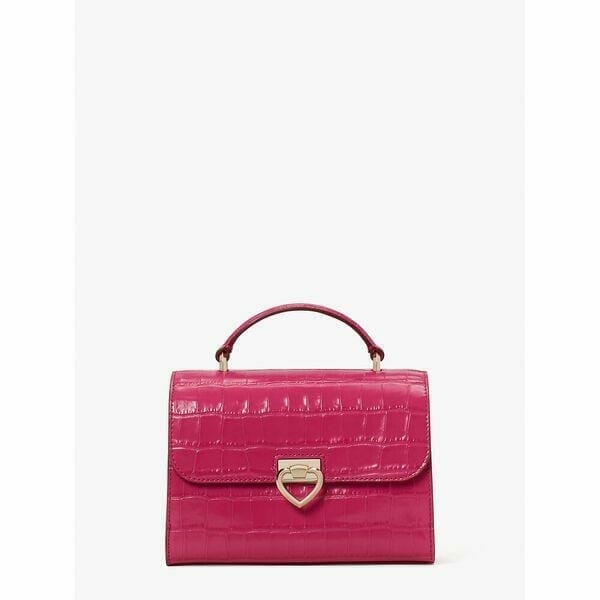 Fashion 4 - Lovitt Croc-embossed Small Top-handle Bag