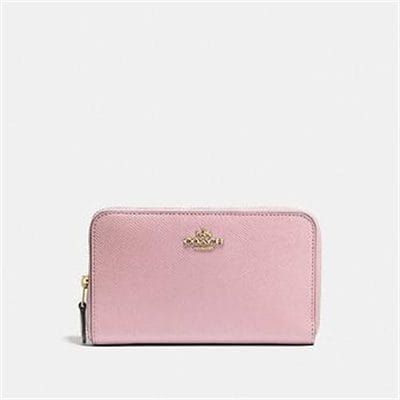 Fashion 4 - MEDIUM ZIP AROUND WALLET IN CROSSGRAIN LEATHER