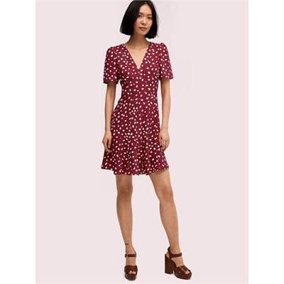 Fashion 4 - Mallow Dot Crepe Dress