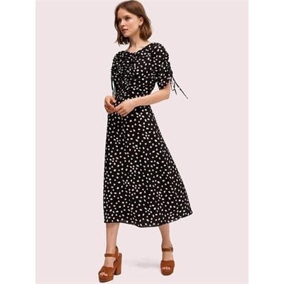 Fashion 4 - Mallow Dot Midi Dress