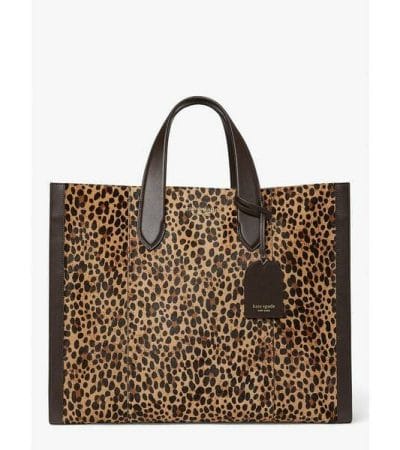 Fashion 4 - Manhattan Leopard Haircalf Large Tote