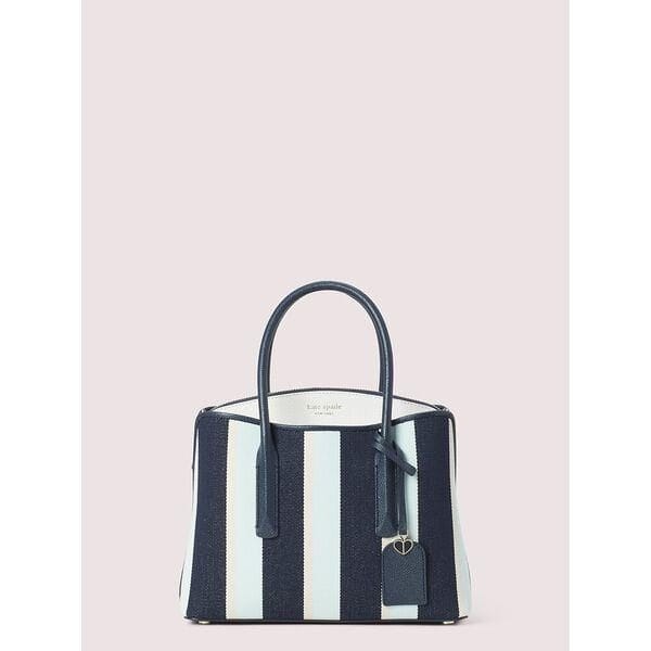 Fashion 4 - Margaux Canvas Stripe Medium Satchel