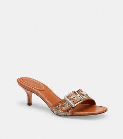 Fashion 4 - Margot Sandal In Crystal Signature Jacquard