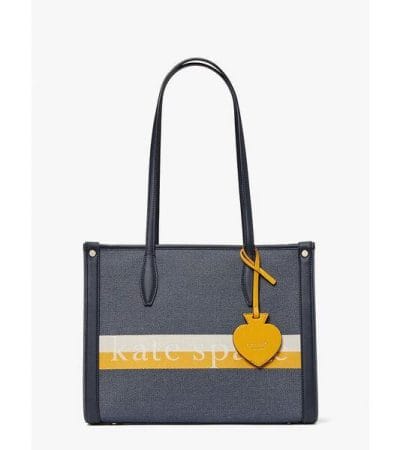 Fashion 4 - Market Logo Striped Medium Tote