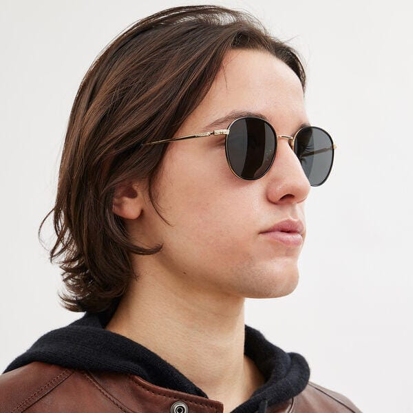 Fashion 4 - Metal Windsor Round Sunglasses