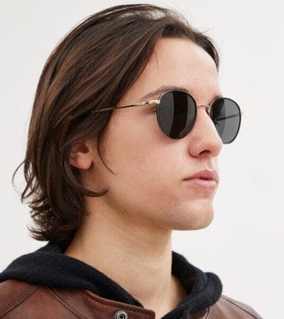 Fashion 4 - Metal Windsor Round Sunglasses