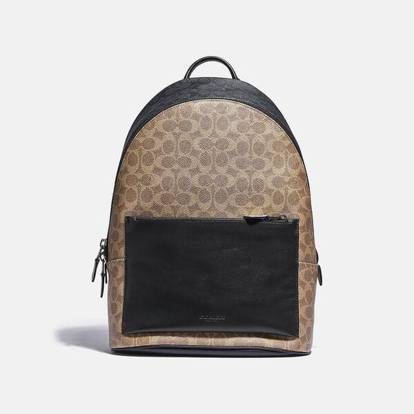 Fashion 4 - Metropolitan Soft Backpack In Colorblock Signature Canvas