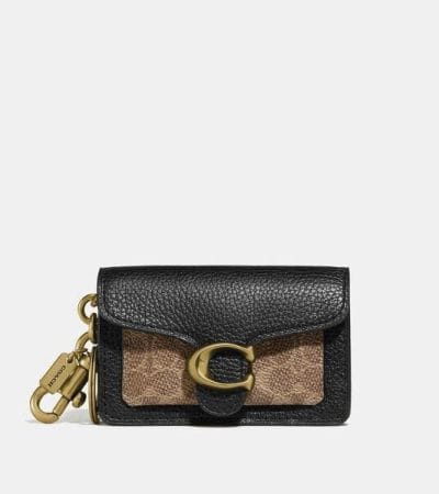 Fashion 4 - Mini Tabby Bag Charm In Signature Canvas